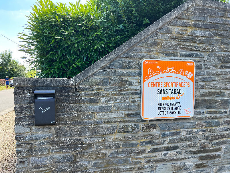 Cendrier mural 3L – Équipements professionnels ERP – Image 2 | KODIF