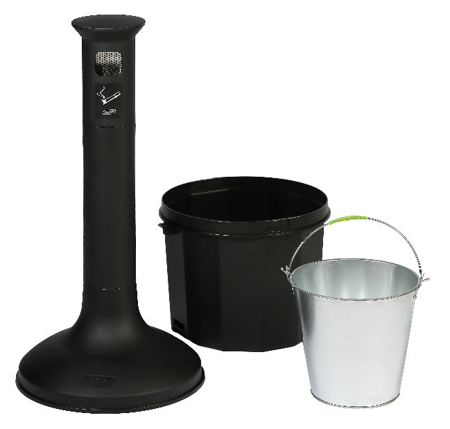 Cendrier sur pied 10L - plastique – Équipements professionnels ERP – Image 2 | KODIF