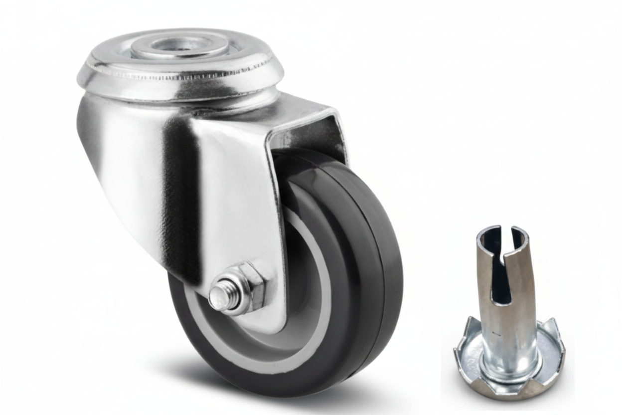 Kit Roulettes Métalliques - PREFLEX – Équipements professionnels ERP – Image 1 | KODIF