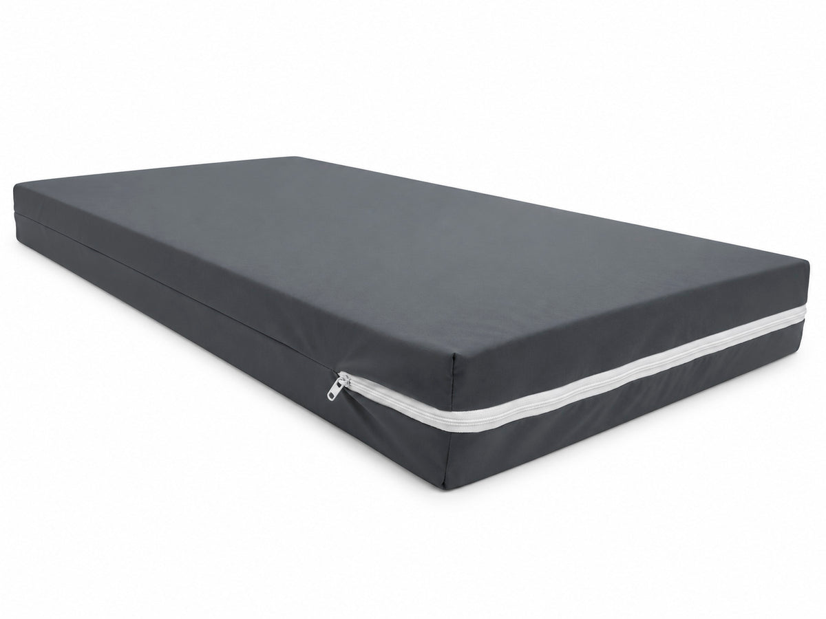 Matelas bébé en polyuréthane Gris – 120 x 60 cm ou 95 x 60 cm