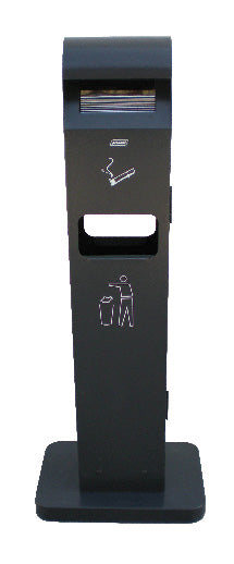 Cendrier sur pied avec corbeille 2L/8L – Équipements professionnels ERP – Image 5 | KODIF