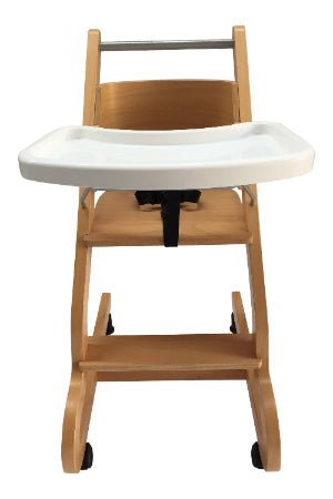 Chaise haute pour enfant à roulettes - PRE FLEX – Équipements professionnels ERP – Image 5 | KODIF