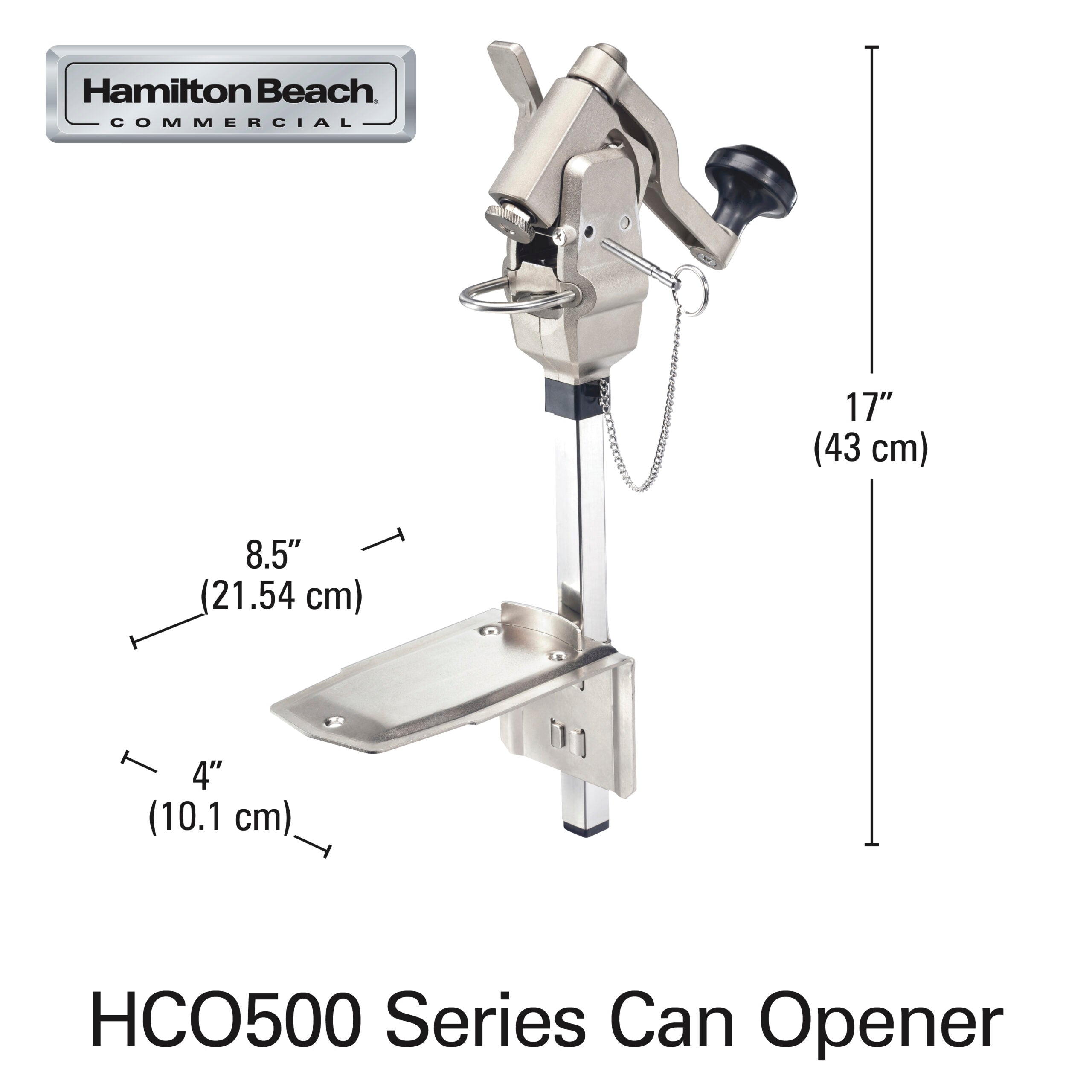 Ouvre-boîte à découpe latérale - HCO500
