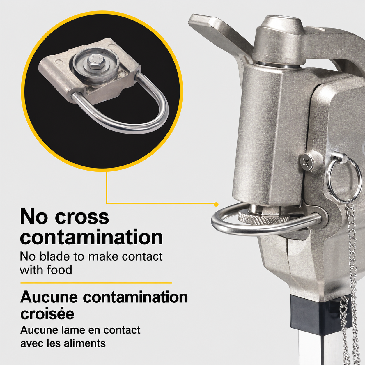 Ouvre-boîte à découpe latérale - HCO500