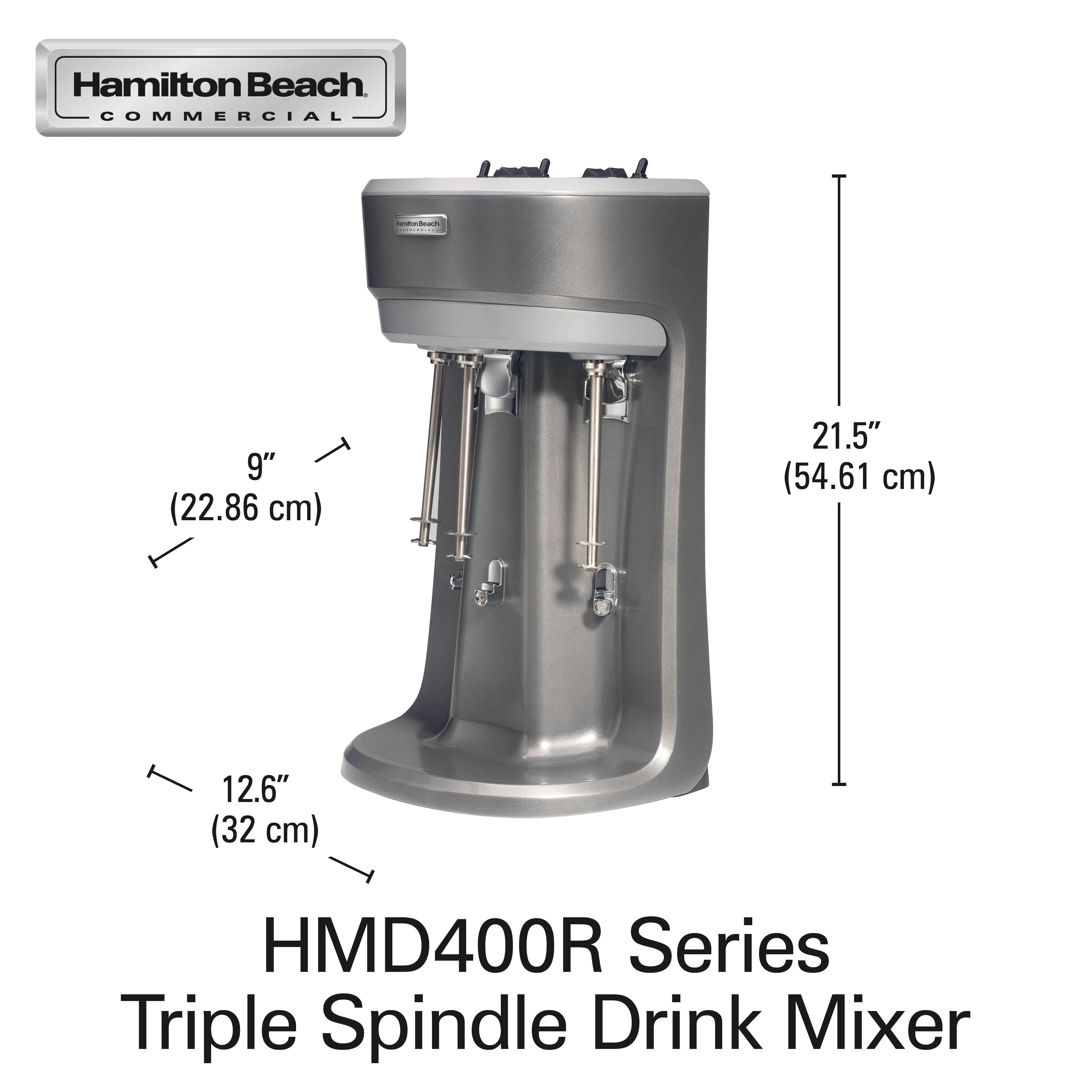 Drink Mixer 3 Têtes - HMD400R-CE - HAMILTON BEACH