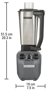 Blender de Cuisine EXPEDITOR avec Bol Inox - HBF510S-CE - HAMILTON BEACH