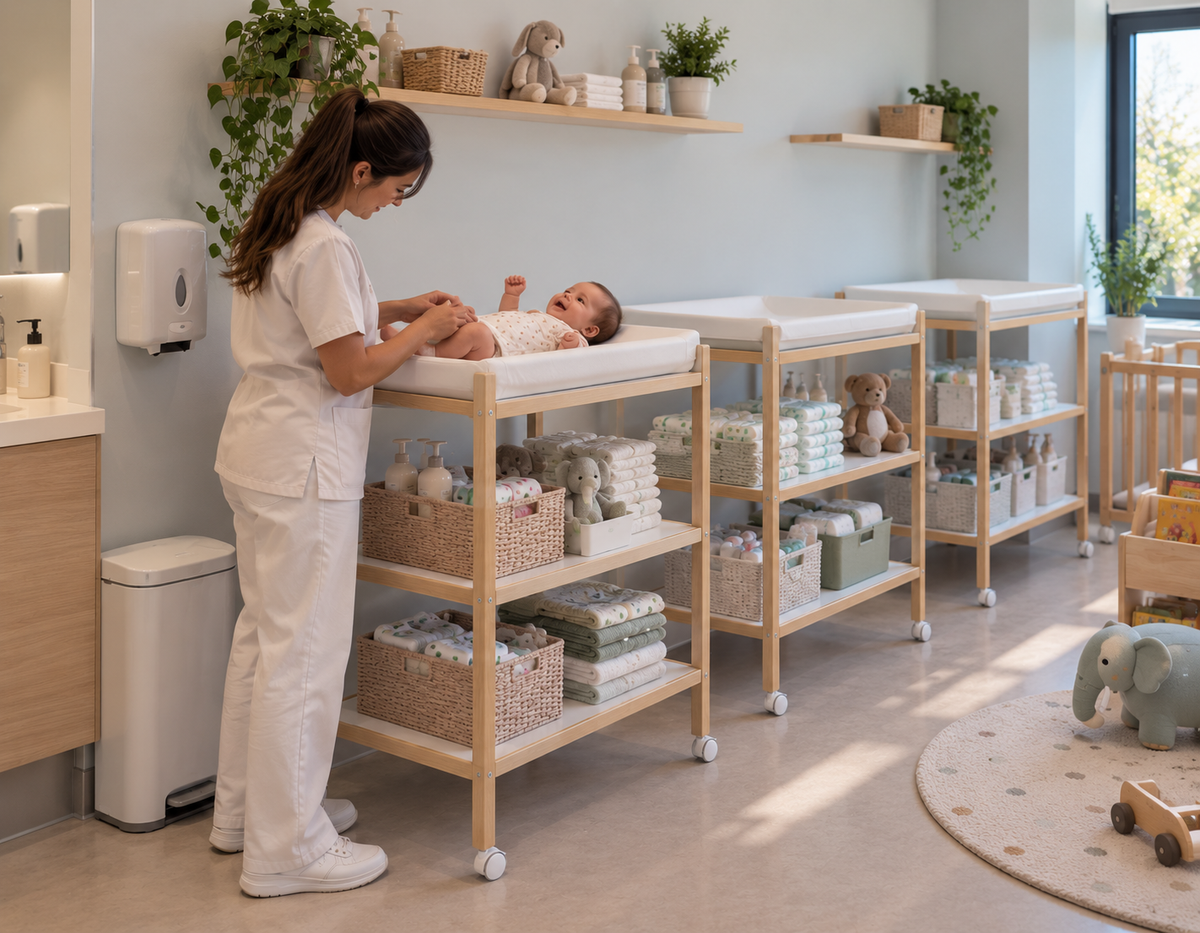 Mobile changing table