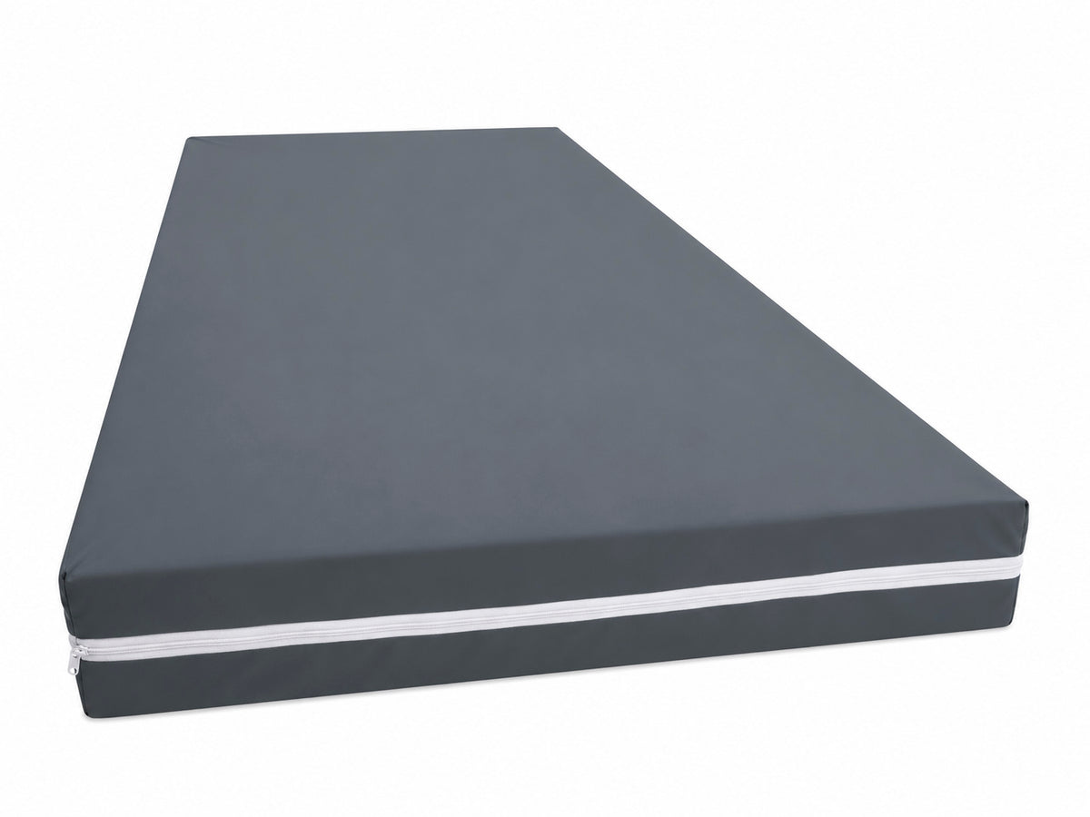 MATELAS BÉBÉ EN POLYURÉTHANE GRIS – 120 × 60 × 10 cm ou 95 x 60 x 8 cm