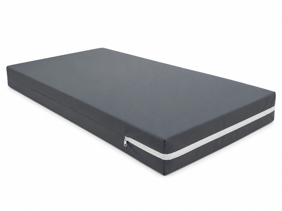 MATELAS BÉBÉ EN POLYURÉTHANE GRIS – 120 × 60 × 10 cm ou 95 x 60 x 8 cm