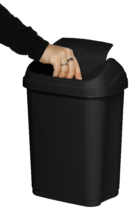 Poubelle à couvercle basculant - 10 à 50 L