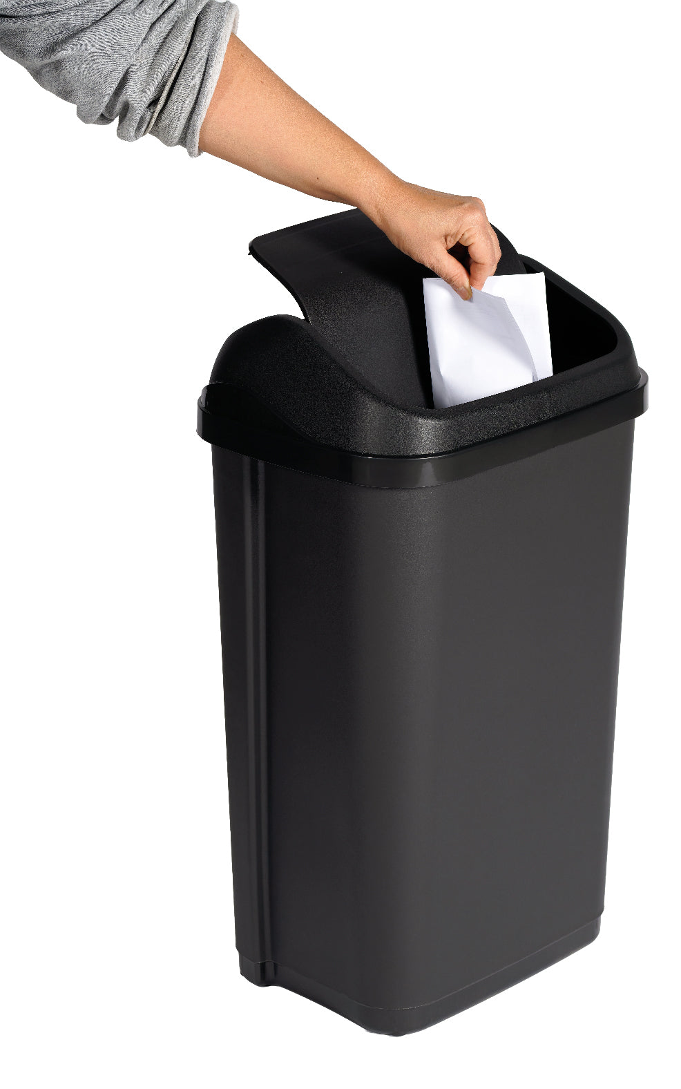 Poubelle à couvercle basculant - 10 à 50 L