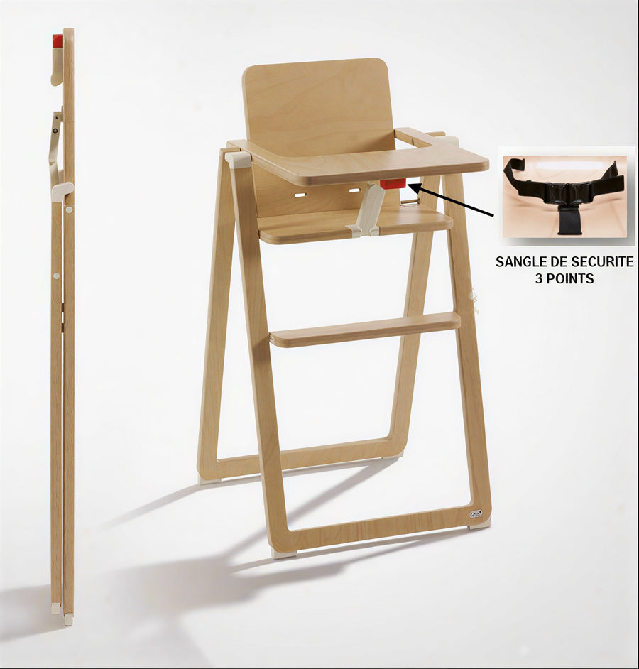 Chaise haute professionnelle pliante SUPAFLAT PRO