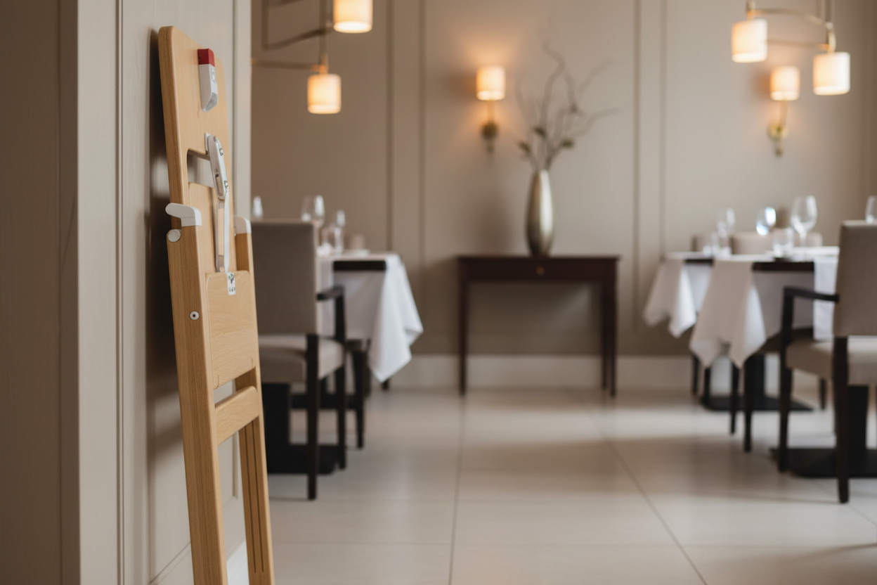 Chaise haute - SUPAFLAT PRO – Équipements professionnels ERP – Image 3 | KODIF