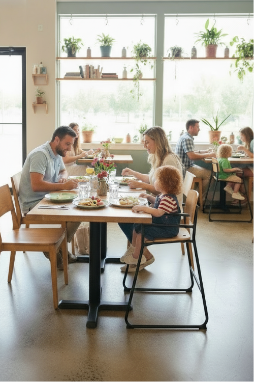 Chaise haute Juno – Équipements professionnels ERP – Image 3 | KODIF