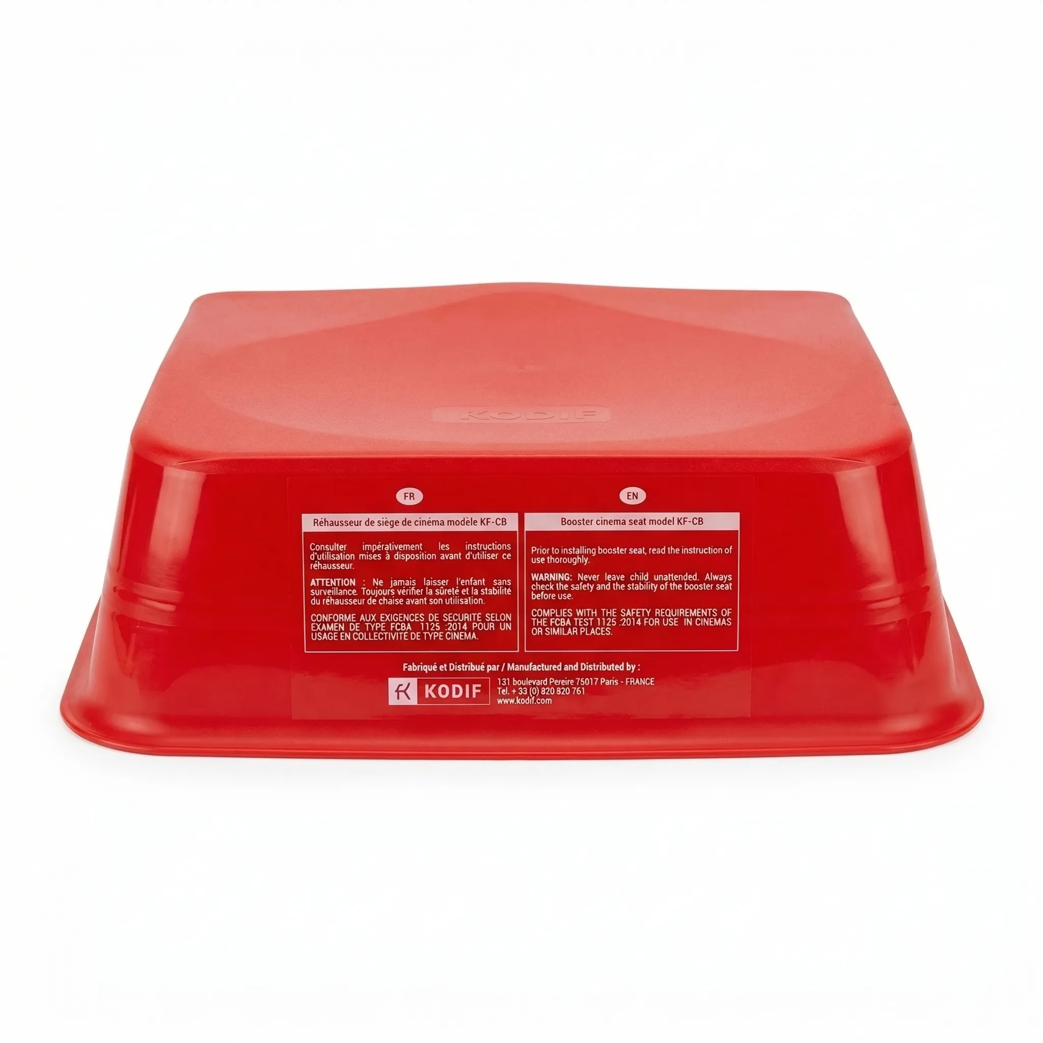 Rehausseurs de sièges cinéma - Pack de 24 + chariot – Équipements professionnels ERP – Image 5 | KODIF
