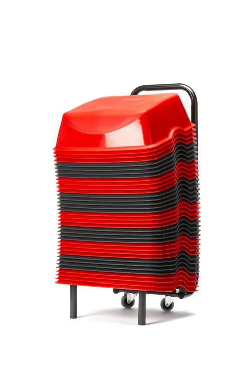 Pack chariot + 36 rehausseurs de sièges cinéma rouges et noirs-Réhausseur-KODIF-Kodif