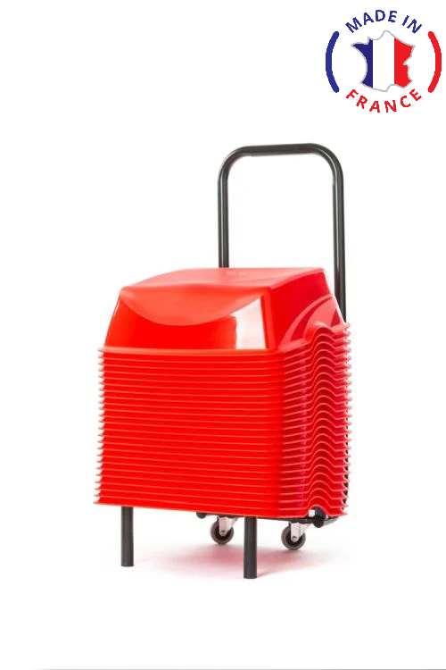 Rehausseurs de sièges cinéma - Pack de 24 + chariot – Équipement professionnels ERP – Image 1