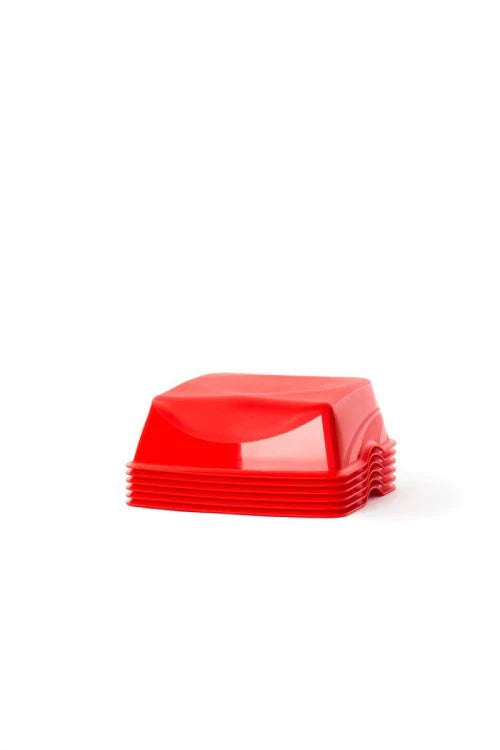 Pack de 6 rehausseurs rouges – Résistants et empilables-Réhausseur-KODIF-Kodif